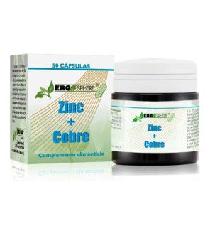Zinc + Cobre Ergosphere 50 Capsulas Ergonat