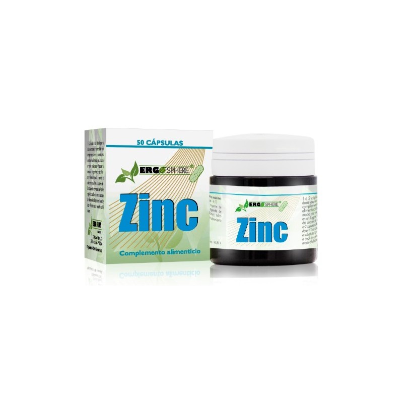 Zinc Ergosphere 50 Capsulas Ergonat Zinc Ergosphere 50 Capsulas Ergonat