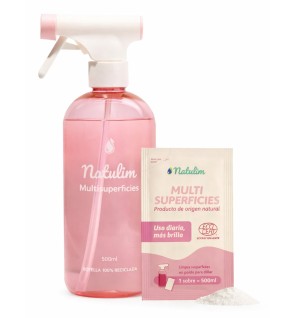 Multisuperficies Botella + 2 Sobres 500 Ml Natulim