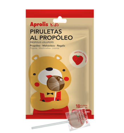 Pack 6 unidades Aprolis Kids Piruletas Bolsa 18 Unidades Intersa