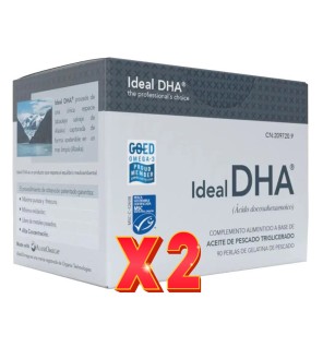 Pack de 2 unidades Ideal Dha 90 Cápsulas Margan