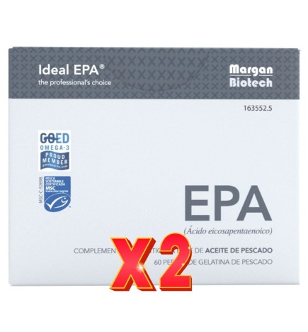 Pack de 2 unidades Ideal Epa 60 Cápsulas Margan