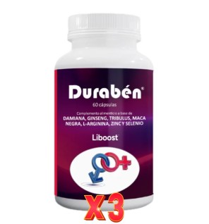 Pack de 3 unidades Duraben 60 Cápsulas Margan