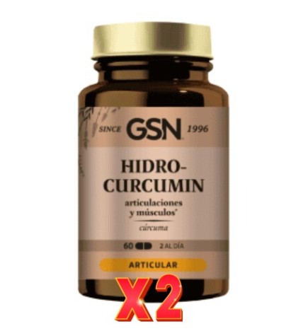 Pack de 2 unidades Hidrocurcumin 60 Comprimidos Gsn