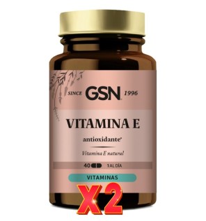 Pack de 2 unidades Vitamina E 40 Perlas Gsn