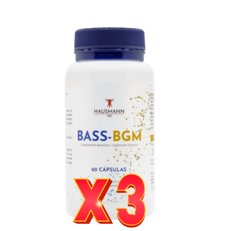 Pack de 3 unidades Bass Bgm 60 Cápsulas Hausmann