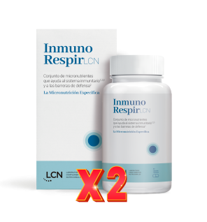 Pack de 2 unidades Inmuno Respir 40 Cápsulas Vegetales Lcn