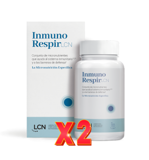 Pack de 2 unidades Inmuno Respir 90 Cápsulas Vegetales Lcn