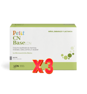 Pack de 3 unidades Petit CN Base 30 Sobres Lcn