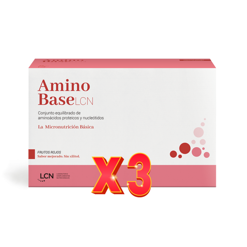 Pack de 3 unidades Amino Base 30 Sobres Lcn