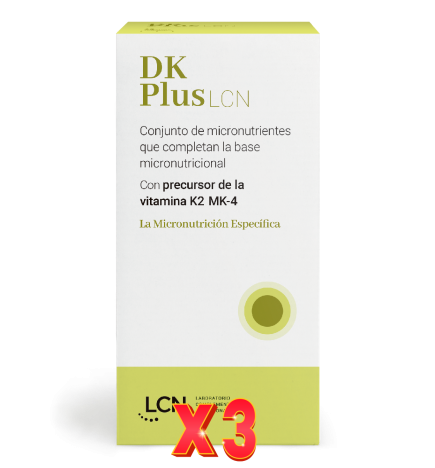 Pack de 3 unidades DK Plus 60 Cápsulas Lcn