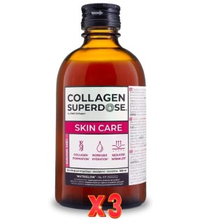 Pack de 3 unidades Gold Collagen Superdose Skin Care Piel Radiante  30 Días 300 ml Gold Collagen