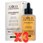 Pack de 3 unidades Gold Collagen Scalp Revival Serum Capilar 100 ml Gold Collagen