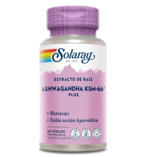 Ashwagandha Ksm-66 Plus 60 Cápsulas Solaray