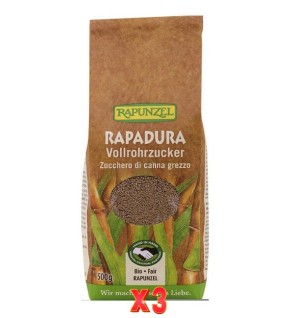 Pack de 3 unidades Azucar Rapadura Rapunzel 500 G Rapunzel