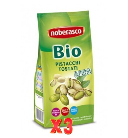 Pack de 3 unidades Pistachos Tostados Sin Sal Noberasco 150G Noberasco