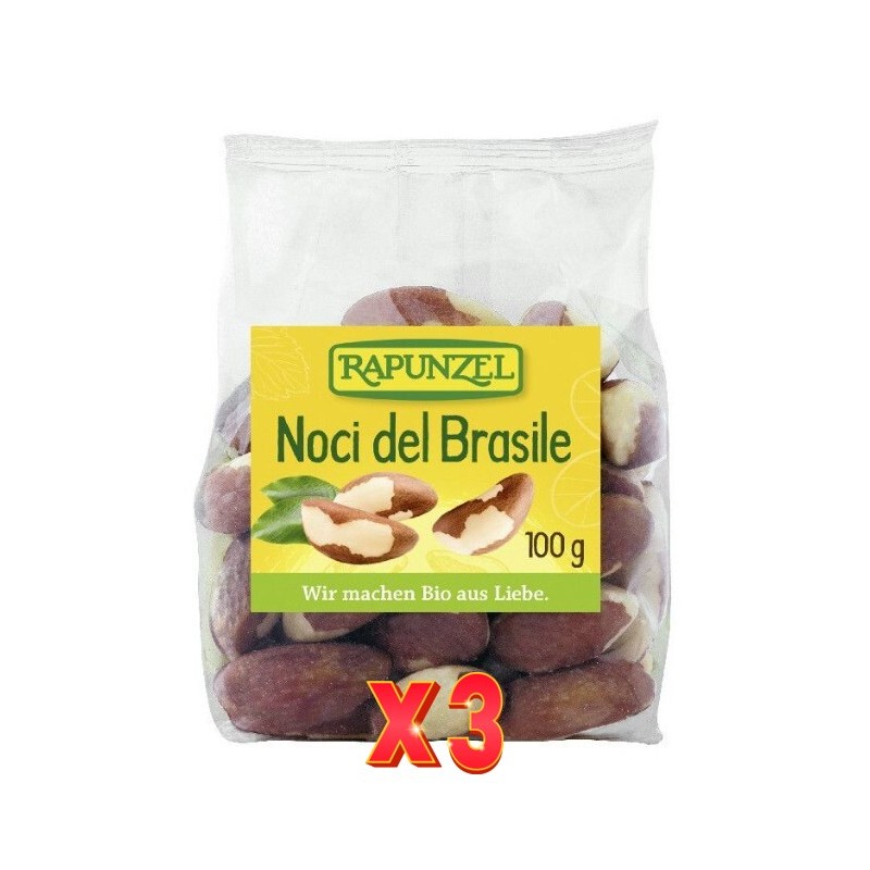 Pack de 3 unidades Nueces Brasil Rapunzel 100 G Rapunzel Pack de 3 unidades Nueces Brasil Rapunzel 100 G Rapunzel