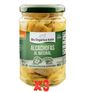 Pack de 3 unidades Alcachofa Natural Bio Organica Italia 280 G Bio Organica Italia