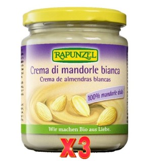 Pack de 3 unidades Crema Almendra Rapunzel 250 G Rapunzel