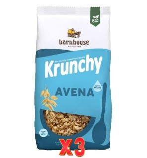 Pack de 3 unidades Muesli Krunchy Avena Barnhouse 375 G Barnhouse