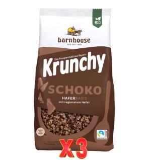 Pack de 3 unidades Muesli Krunchy Chocolate Barnhouse 1,25 Kg Barnhouse