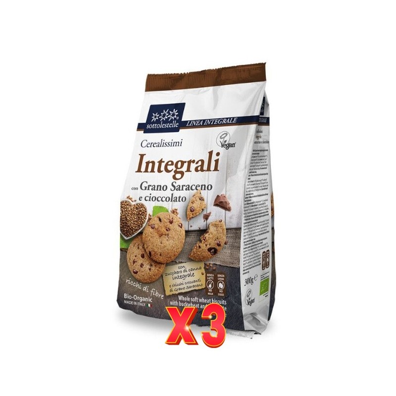 Pack de 3 unidades Galleta Int C/T.Sarraceno Chips Choco Sotto 300G Sottoleste Pack de 3 unidades Galleta Int C/T.Sarraceno Chips Choco Sotto 300G Sottoleste