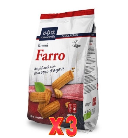 Pack de 3 unidades Galleta Trigo Espelta Sotto 300G Sottoleste