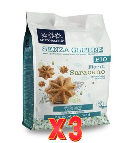 Pack de 3 unidades Galleta Trigo Sarraceno S/G Sotto 250G Sottoleste