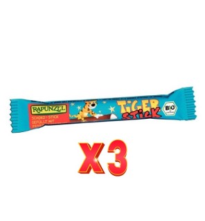 Pack de 3 unidades Barrita Chocolate Tiger Rapunzel 22 G Rapunzel