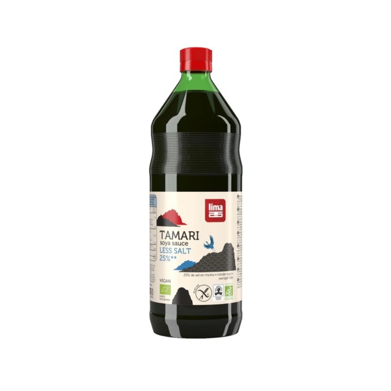 Tamari 25% Menos Sal Lima 500 Ml Lima Tamari 25% Menos Sal Lima 500 Ml Lima