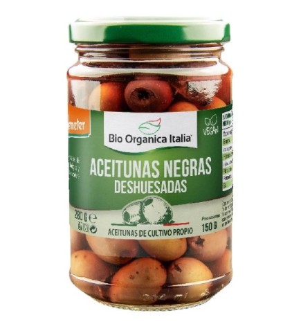 Aceituna Negra Deshuesada Bio Organica Italia 280G Bio Organica Italia