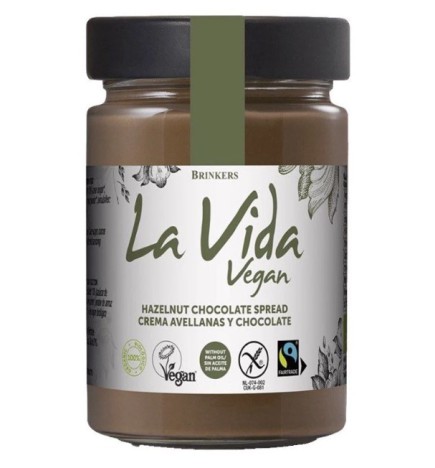 Crema Chocolate Avellanas La Vida Vegan 600 G La Vida Vegan
