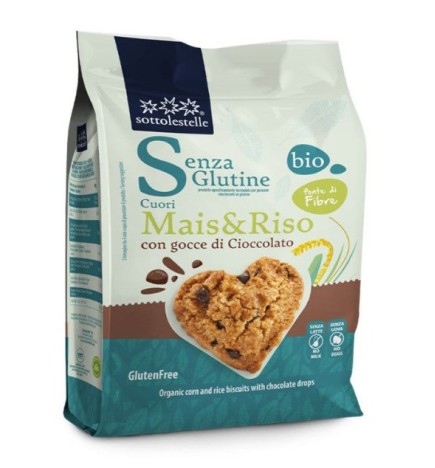 Galleta Maiz Arroz Chips Choco S/G Sotto 250G Sottoleste