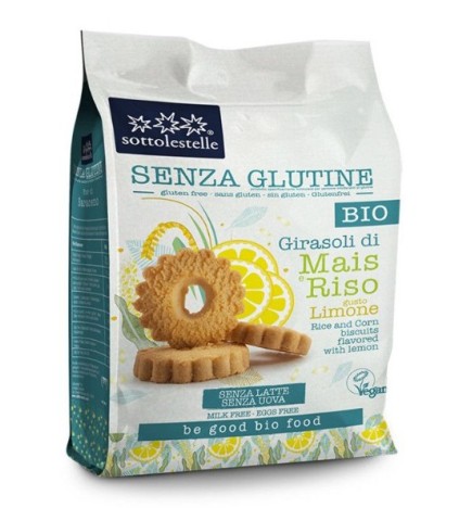 Galleta Maiz Arroz Limon S/G Sotto 250G Sottoleste