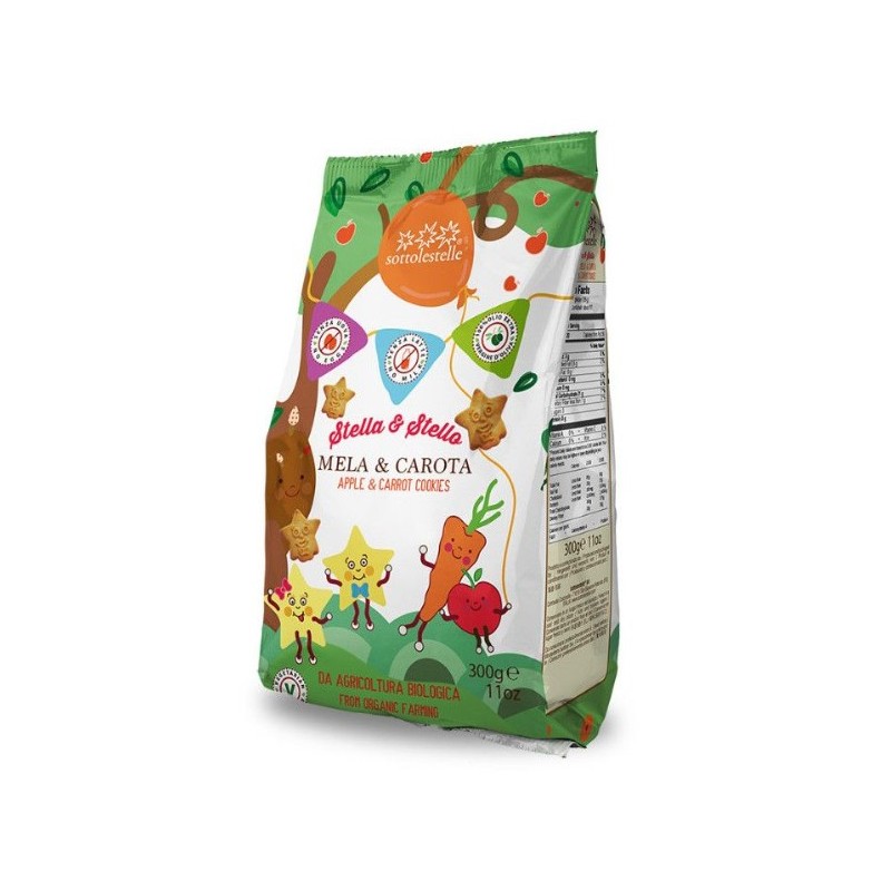 Galleta Manzana Zanahoria Stella&Stello Sotto 300G Sottoleste Galleta Manzana Zanahoria Stella&Stello Sotto 300G Sottoleste