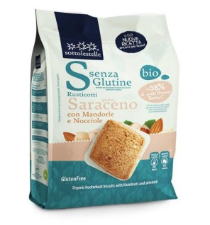 Galleta T.Sarraceno Almendra Avell.S/G Sotto 250G Sottoleste