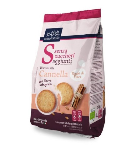 Galletas T.Espelta Canela Sin Azucar Sotto 250G Sottoleste