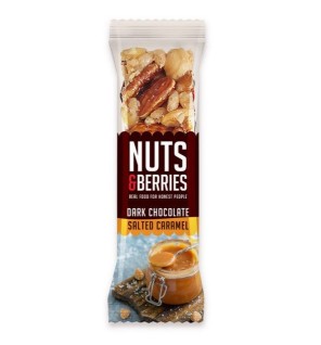 Barrita Choco N. Caram.Toque Sal Nuts&Berries 40G Nuts Berri