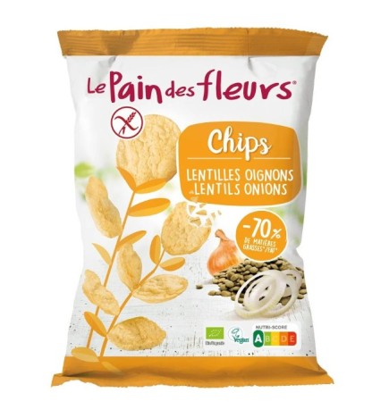Chips Lentejas Cebolla Le Pain Des Fleurs 50 G Le Pain Des Fleurs