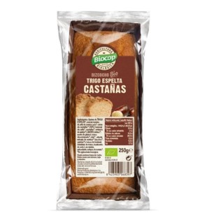 Bizcocho T. Espelta Castañas Biocop 250G Biocop