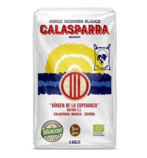 Arroz E.Plastico Blanco Calasparra  1 Kg Calasparra