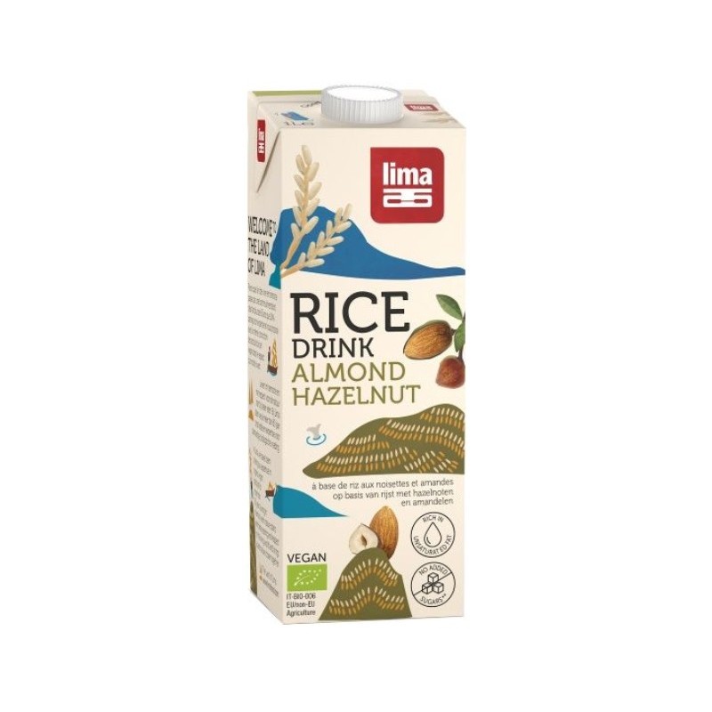 Bebida Arroz Avellana/Almendras Lima 1L Lima