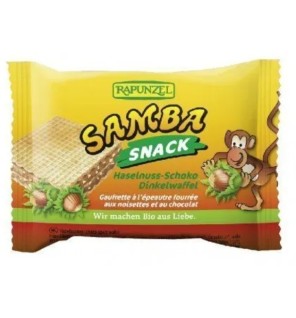 Barquillos Chocolate Avellanas Samba Rapunzel 25 G Rapunzel