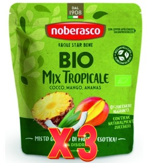 Pack de 3 unidades Mix Frutas Tropicales Blandas Noberasco 80 G Noberasco