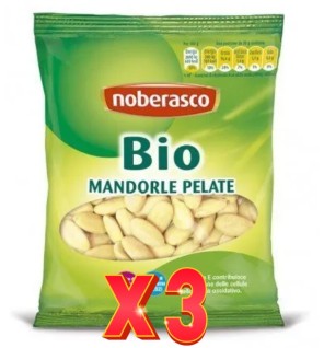 Pack de 3 unidades Almendras Peladas Noberasco 70 G Noberasco