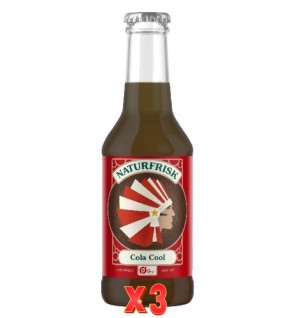 Pack de 3 unidades Refresco Cola Classic Naturfrisk 25 Cl Naturfrisk