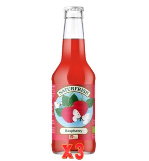 Pack de 3 unidades Refresco Frambuesa Naturfrisk 25 Cl Naturfrisk