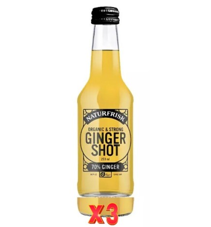 Pack de 3 unidades Shot Jengibre Naturfrisk 25 Cl Naturfrisk