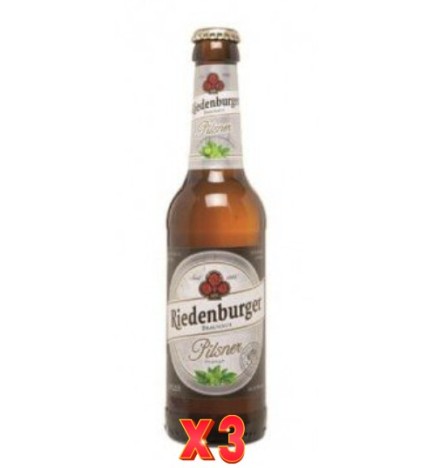 Pack de 3 unidades Cerveza Pilsner Riedenburger 33 Cl Riedenburger
