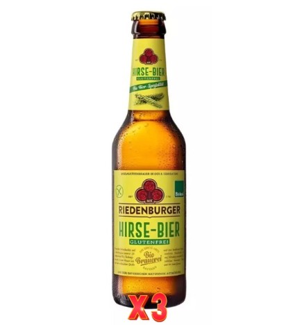 Pack de 3 unidades Cerveza Sin Gluten Riedenburger 33Cl Riedenburger